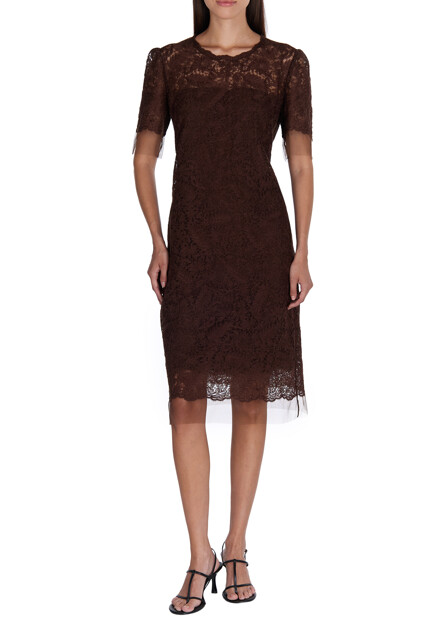 Платье с ажурным кружевом ERMANNO SCERVINO - ИТАЛИЯ