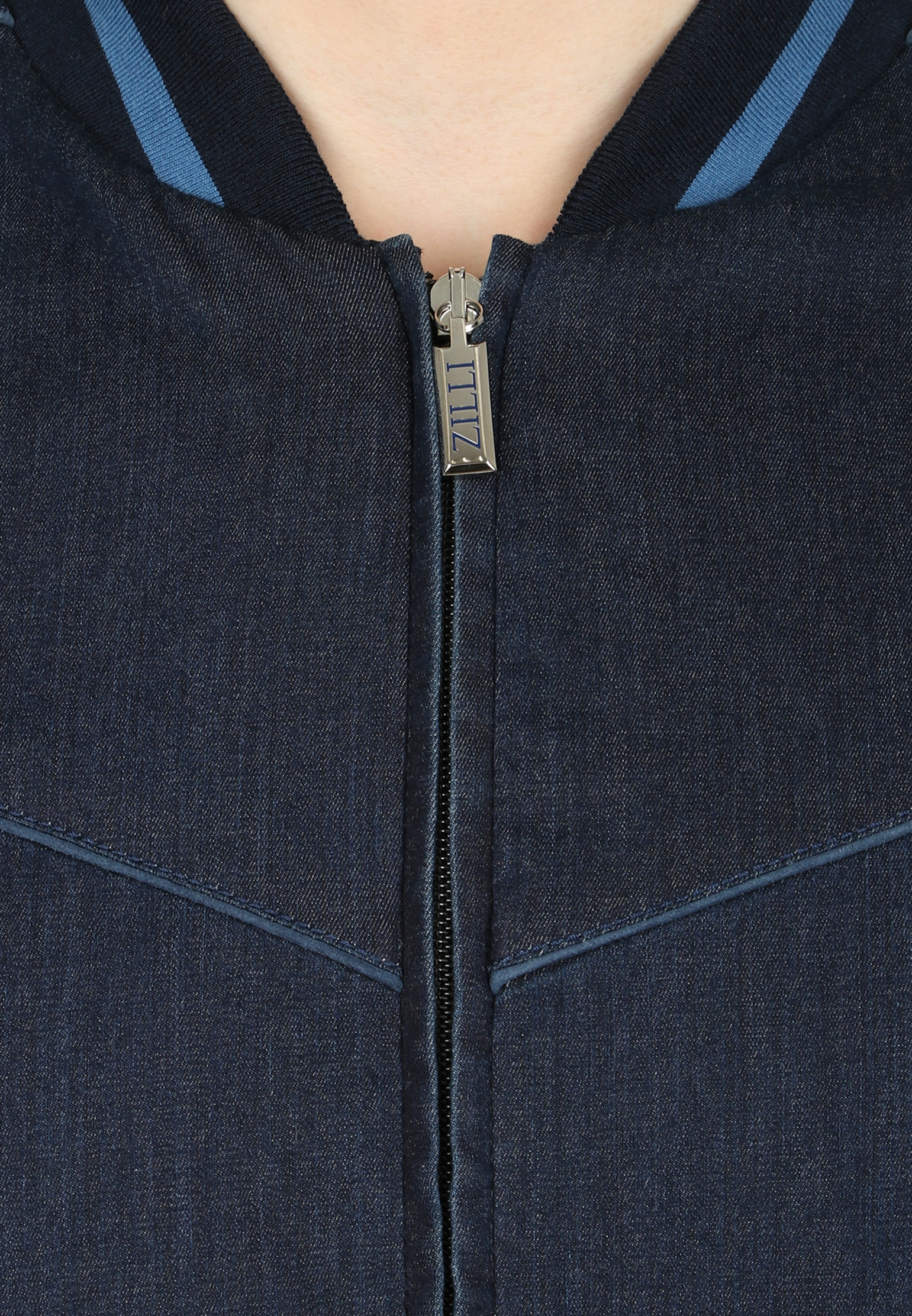 Бомбер ZILLI  - Хлопок - цвет синий