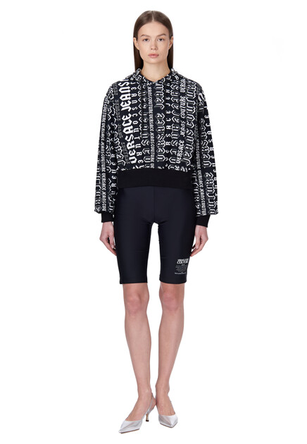 Худи с логотипированным принтом  VERSACE JEANS COUTURE - ИТАЛИЯ