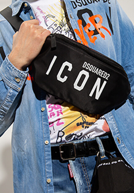 Поясная сумка с логотипом DSQUARED2