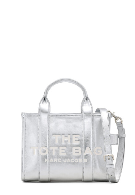 Сумка-тоут The Metallic Leather Small Tote Bag MARC JACOBS