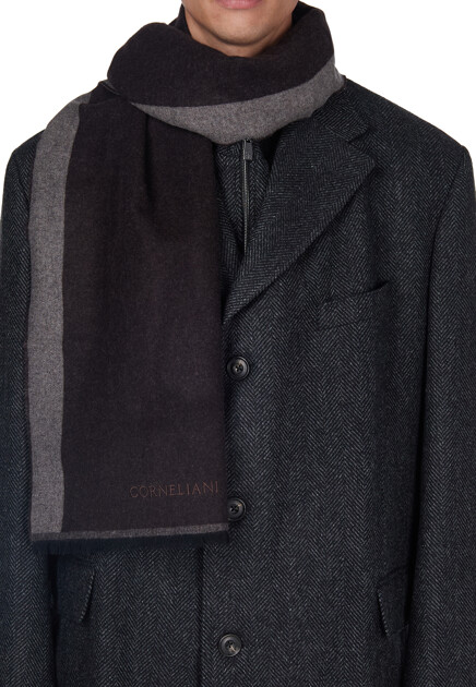 Шарф CORNELIANI  - цвет коричневый
