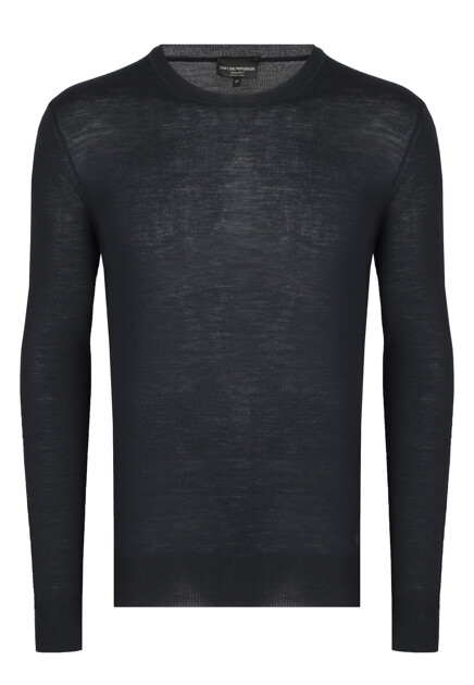 Джемпер из тонкой шерсти EMPORIO ARMANI