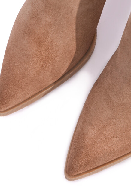 Ботильоны SANTONI  - Замша - цвет коричневый