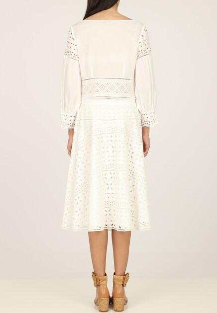 Костюм ERMANNO SCERVINO  - Хлопок - цвет белый