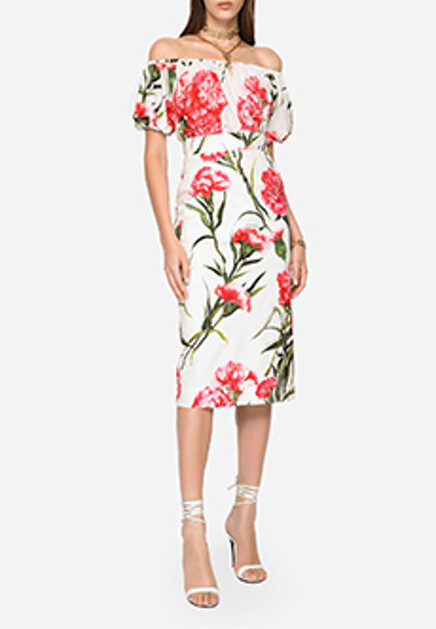 Блуза с открытыми плечами Happy Garden DOLCE&GABBANA