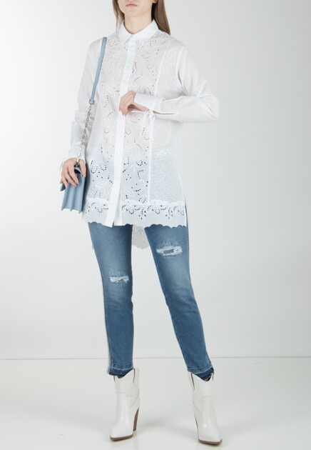 Джинсы ERMANNO SCERVINO  - Хлопок