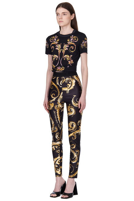 Футболка VERSACE JEANS COUTURE  - Хлопок - цвет черный