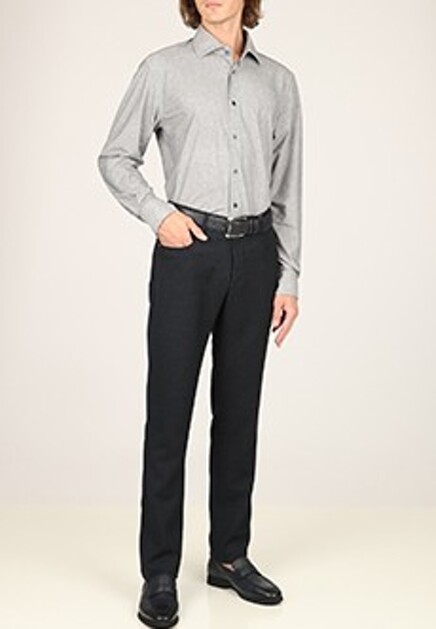 Серая рубашка CORNELIANI