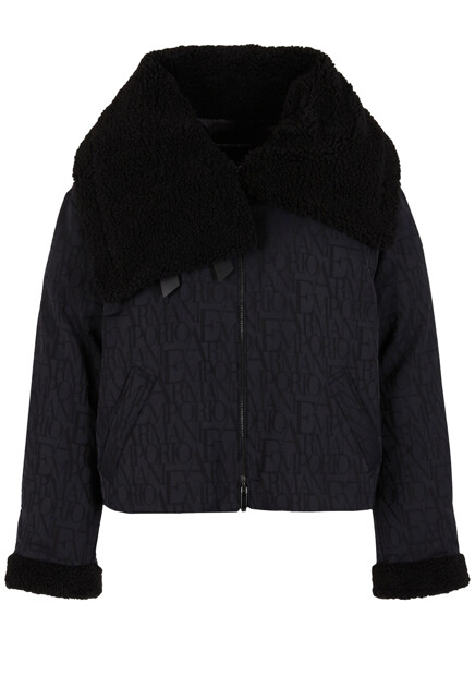 Куртка с экомехом EMPORIO ARMANI