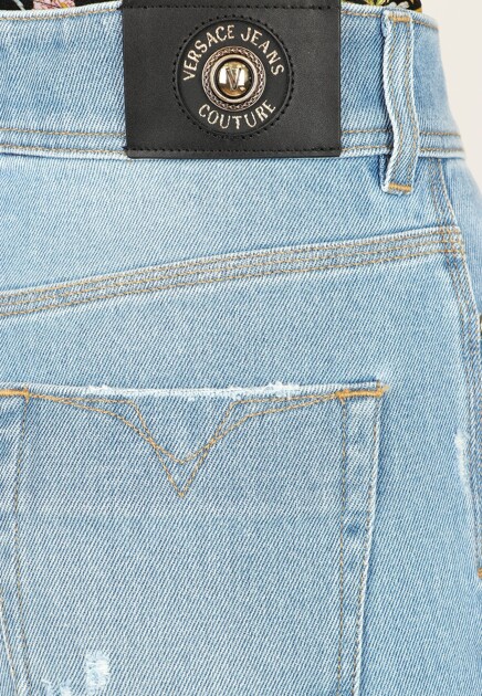 Джинсы VERSACE JEANS COUTURE  - Хлопок - цвет голубой