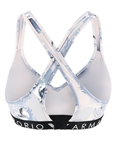 Спортивный топ с принтом EMPORIO ARMANI