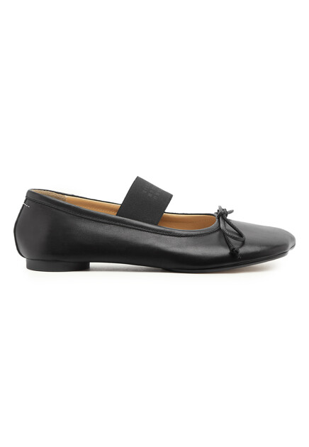Балетки с цилиндрическим каблуком MM6 Maison Margiela