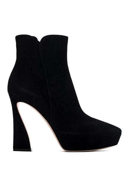 Замшевые ботильоны GIANVITO ROSSI - ИТАЛИЯ