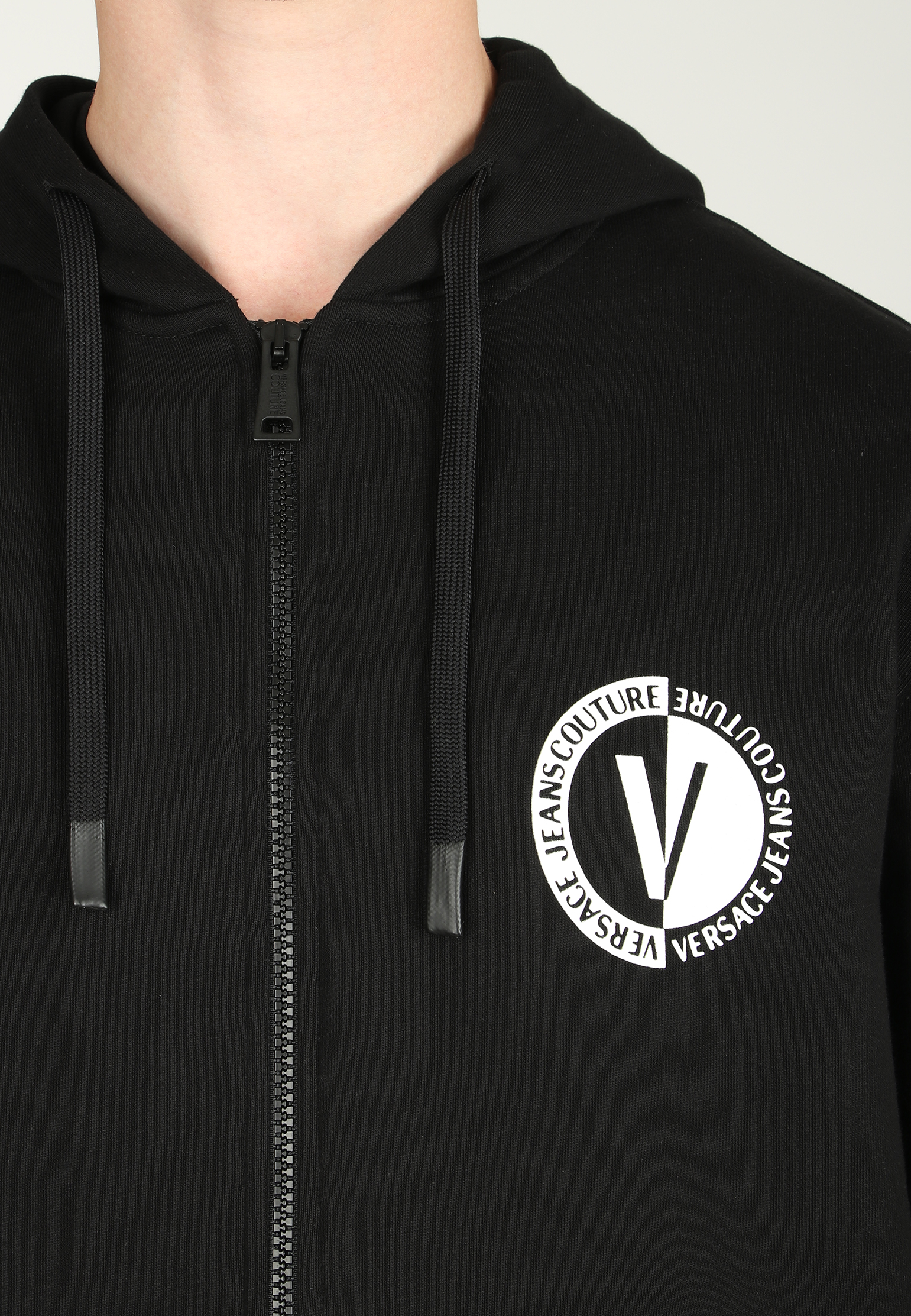 Толстовка VERSACE JEANS COUTURE  - Хлопок - цвет черный