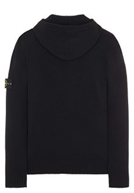 Трикотажный джемпер с капюшоном STONE ISLAND