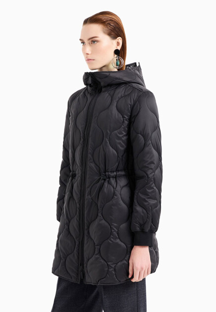 Двусторонняя куртка на кулиске EMPORIO ARMANI