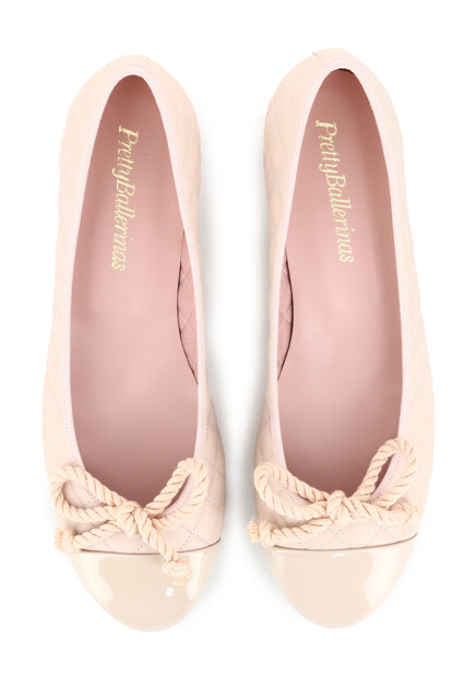 Балетки PRETTY BALLERINAS  - Кожа - цвет розовый