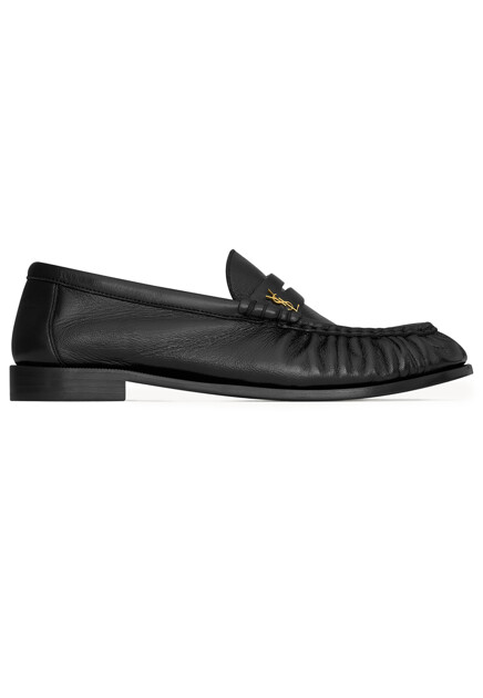 Лоферы с логотипом SAINT LAURENT