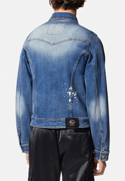Куртка VERSACE JEANS COUTURE  - Хлопок - цвет синий