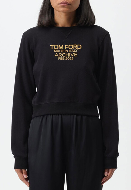 Хлопковый свитшот с Archive Logo TOM FORD - США