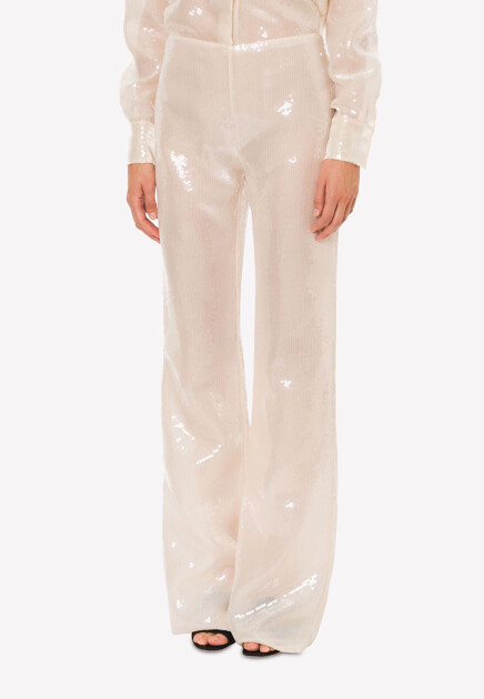 Брючный костюм с пайетками ALBERTA FERRETTI
