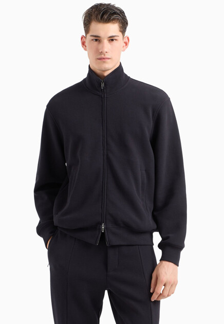 Олимпийка EMPORIO ARMANI  - Хлопок - цвет синий