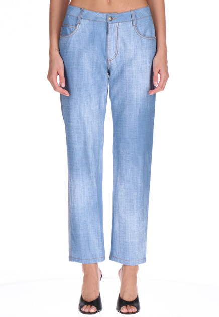 Укороченные джинсы  ERMANNO SCERVINO