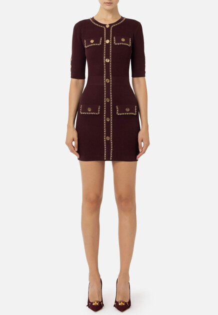 Облегающее платье из вискозы  ELISABETTA FRANCHI