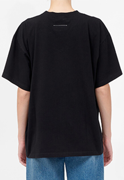 Футболка с нашивкой  MM6 Maison Margiela