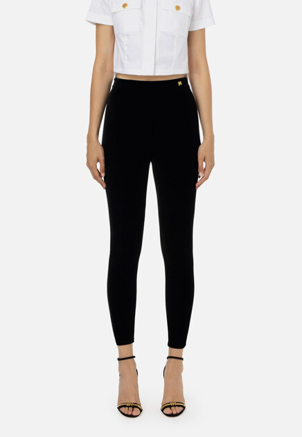 Бархатные легинсы  ELISABETTA FRANCHI