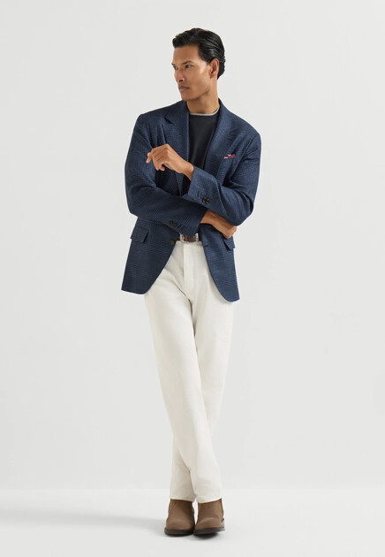Футболка из хлопка BRUNELLO CUCINELLI - ИТАЛИЯ