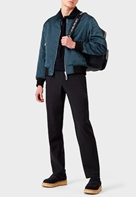 Двусторонний бомбер EMPORIO ARMANI