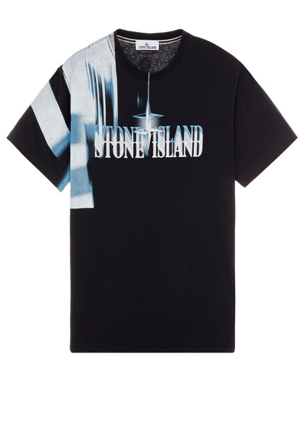 Футболка с принтом  STONE ISLAND