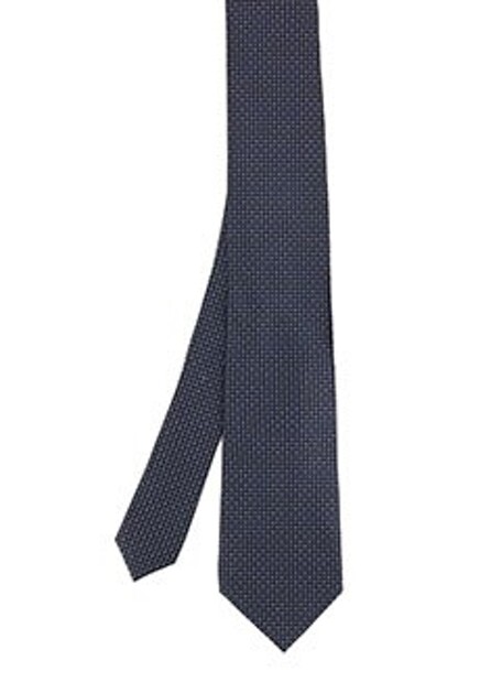 Коричневый галстук из шёлка CORNELIANI
