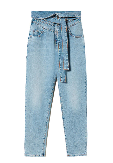 Джинсы карго с высокой талией TWINSET Milano