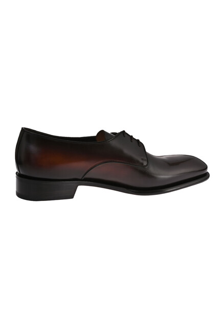 Туфли-дерби из гладкой кожи  SANTONI