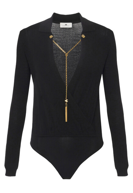 Боди с V-образным вырезом ELISABETTA FRANCHI