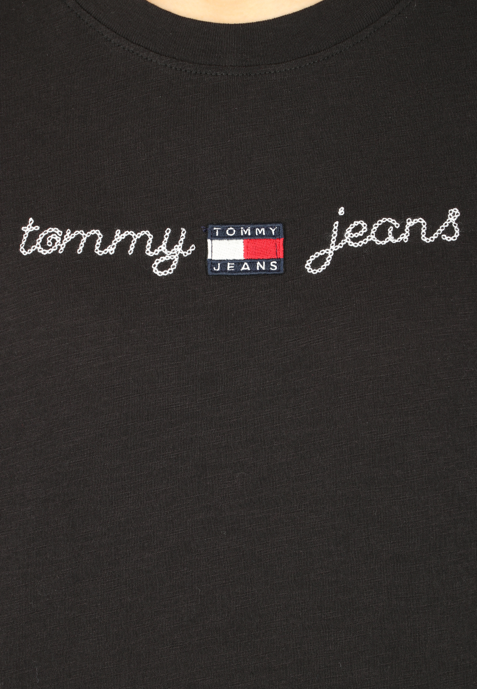 Футболка TOMMY HILFIGER  - Хлопок - цвет черный