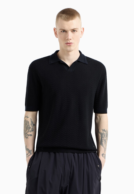 Поло EMPORIO ARMANI  - Шерсть, Лиоцелл