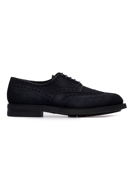 Замшевые броги  SANTONI