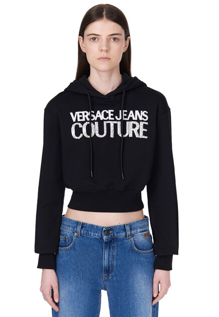 Худи VERSACE JEANS COUTURE  - Хлопок - цвет черный