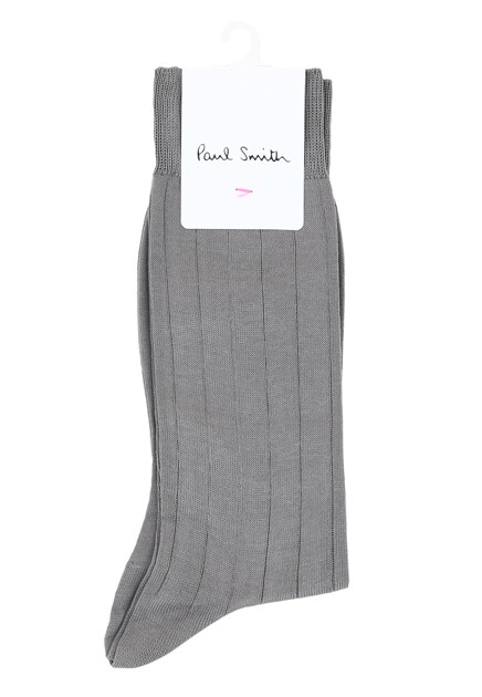 Хлопковые однотонные носки PAUL SMITH