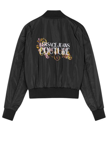 Бомбер VERSACE JEANS COUTURE  - Полиэстер - цвет черный