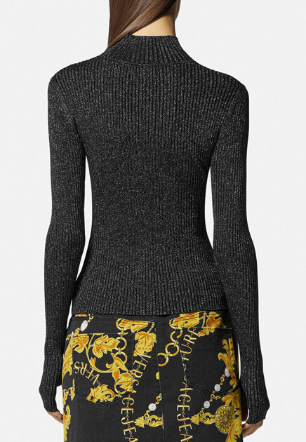Водолазка VERSACE JEANS COUTURE  - Вискоза, Полиамид - цвет черный