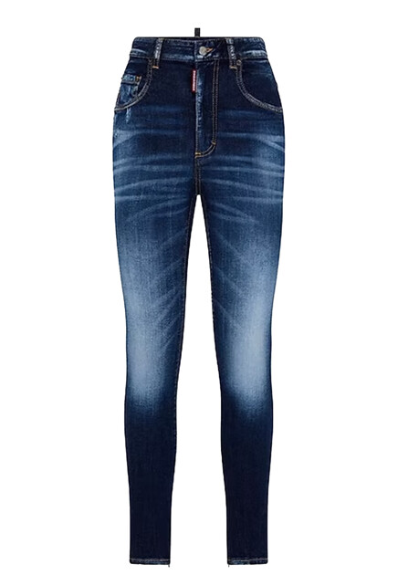 Джинсы скинни с разрезами  DSQUARED2