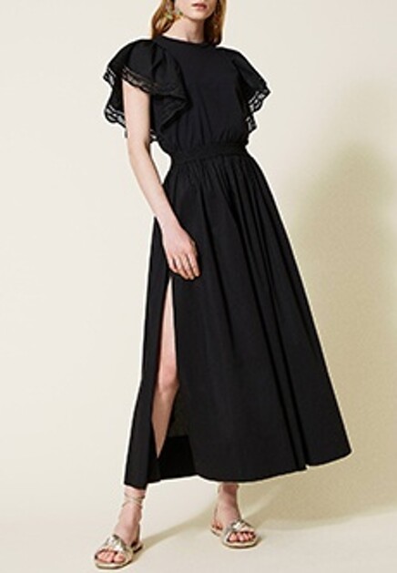Блуза с ажурными рукавами  TWINSET Milano