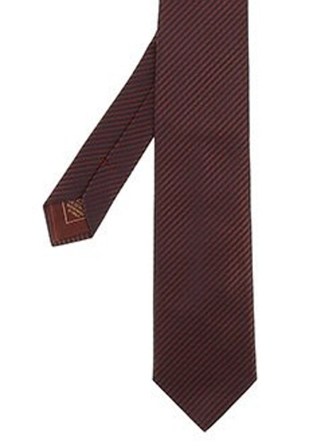 Коричневый галстук BRIONI