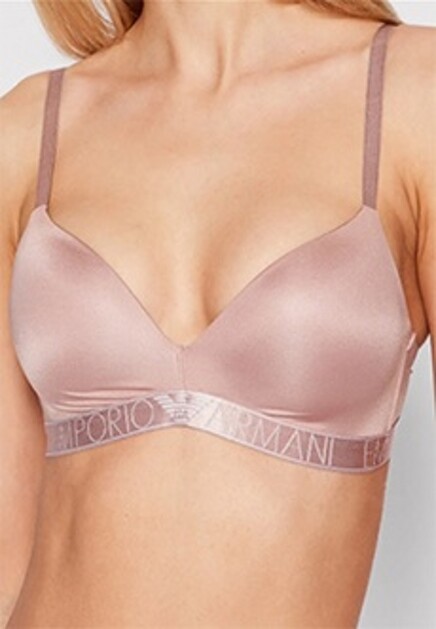Бюстгалтер с логотипированной лентой  EMPORIO ARMANI Underwear