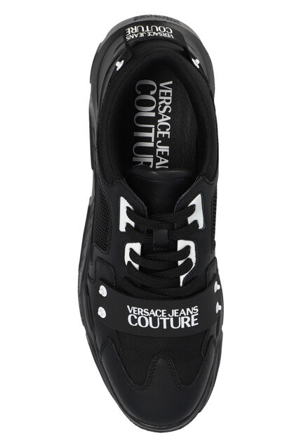 Кроссовки VERSACE JEANS COUTURE  - Кожа - цвет черный